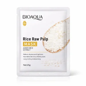 Bioaqua Rice Raw Pulp Facial Sheet Mask 25g