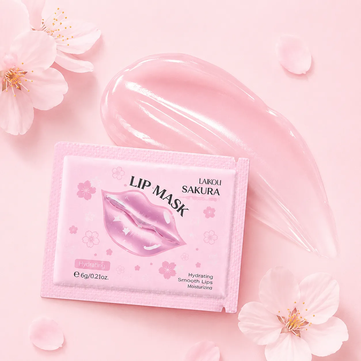 Laikou Japan Sakura Hydrating Lip Mask 6g (Smooth Lip Lines) - Image 2