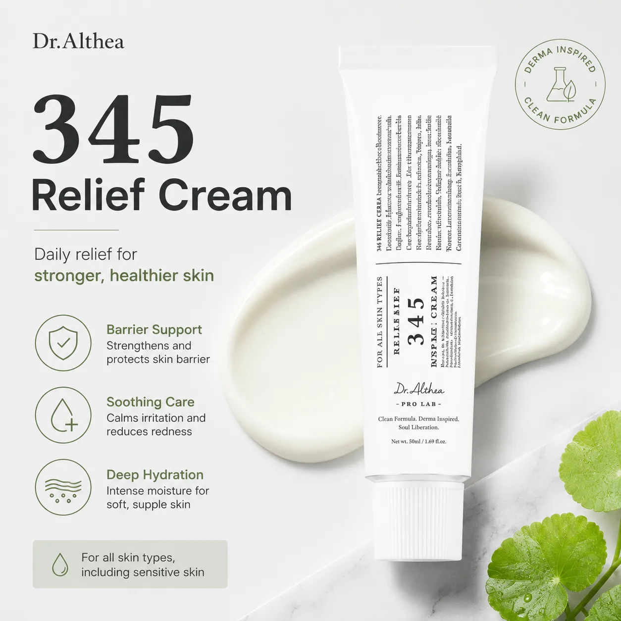 Dr.Althea 345 Relief Cream 50ml - Image 4