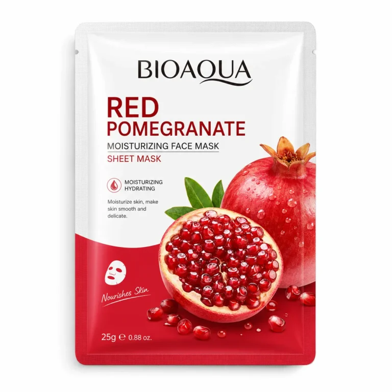 Bioaqua Red Pomegranate Sheet Mask Moisturizing Face 25g