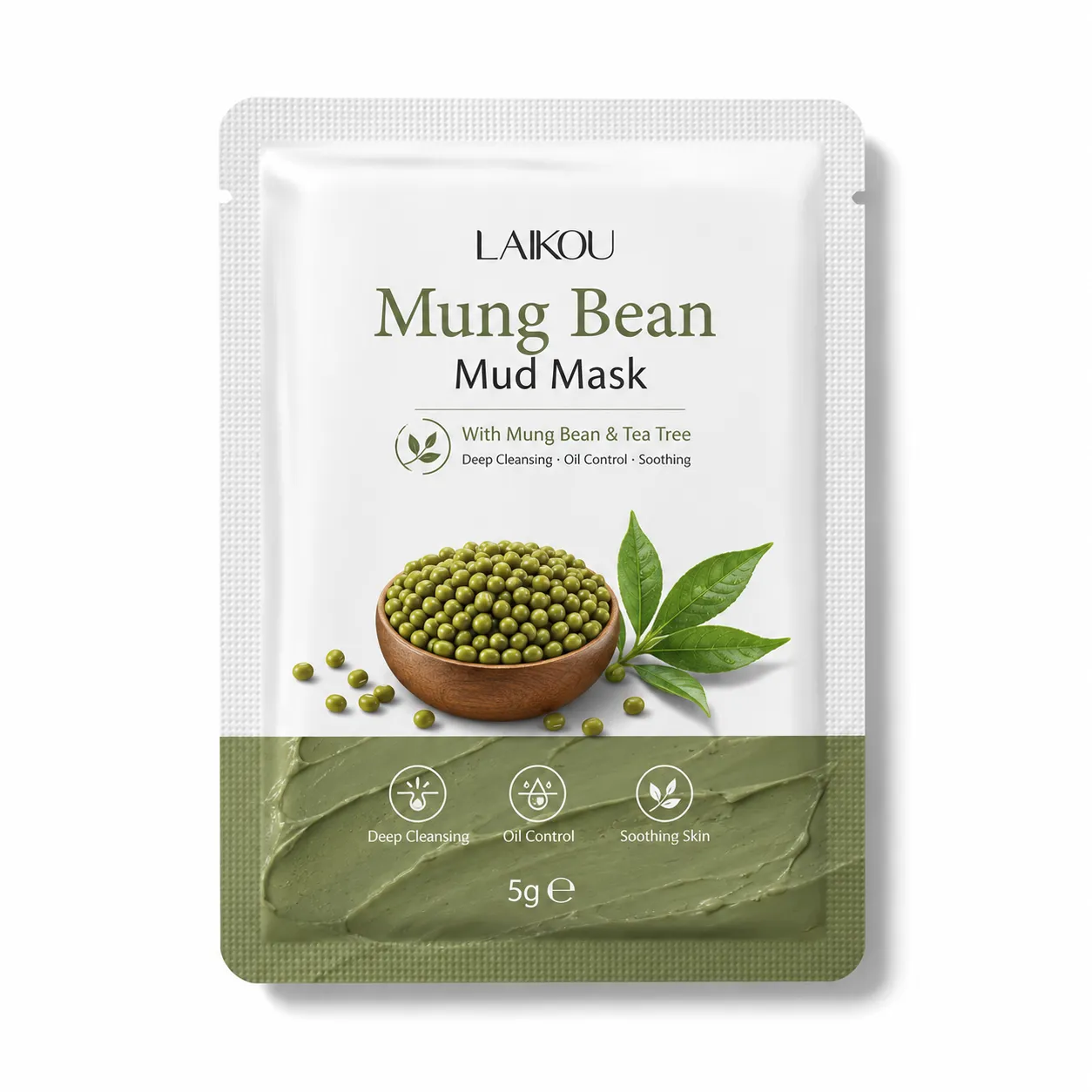 LAIKOU Mung Bean Mud Mask 5g